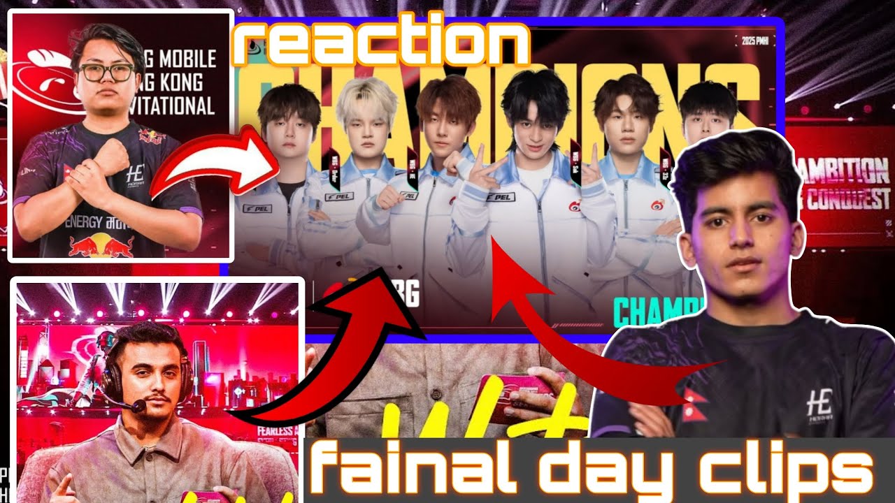 Reaction day final last day on hongkong tournament #anshyt #mafianinja #haitdamipubg