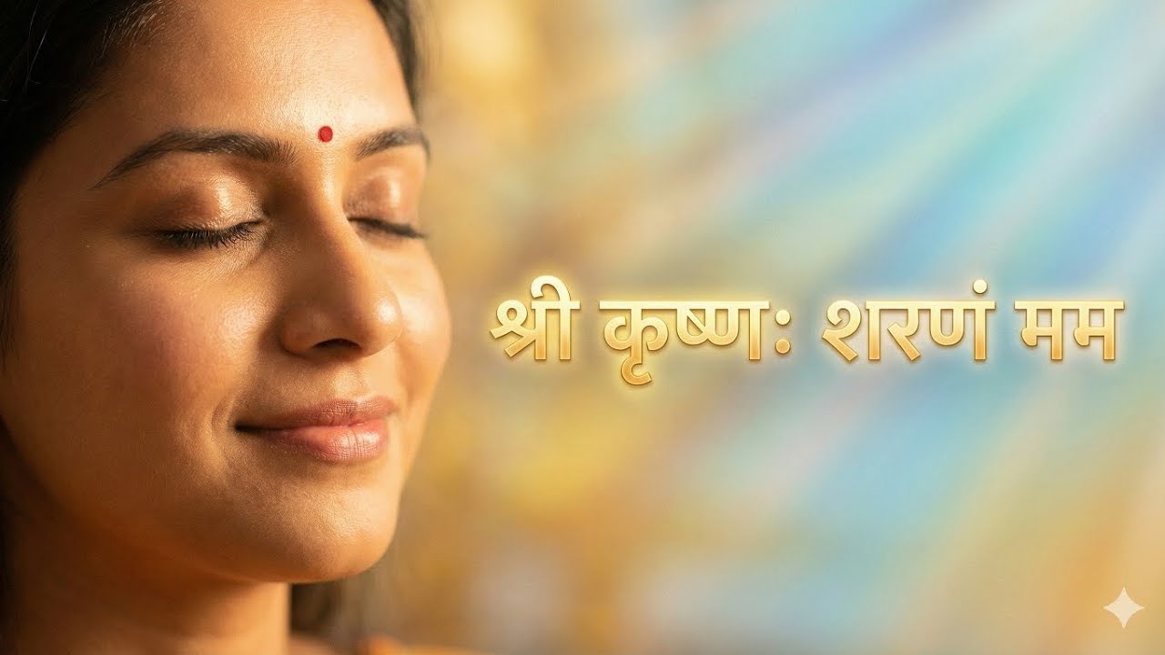 श्री कृष्ण: शरणं मम | 1 Hour Divine Chant | Calm Mind, Pure Bhakti #ashtakasharmantra #krishna