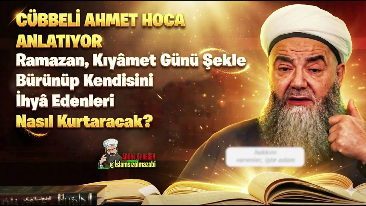 Ramazan’ı İhya Edenler Mahşerde Nasıl Korunacak? CÜBBELİ AHMET HOCA