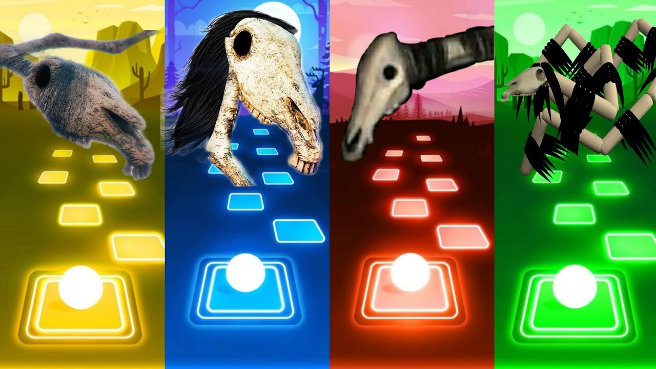 Long Horse vs Long Horse vs Long Horse vs Long Horse - Tiles Hop EDM Rush!