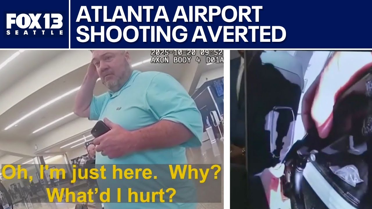 Potential mass shooting stopped at Atlanta airport: Bodycam video