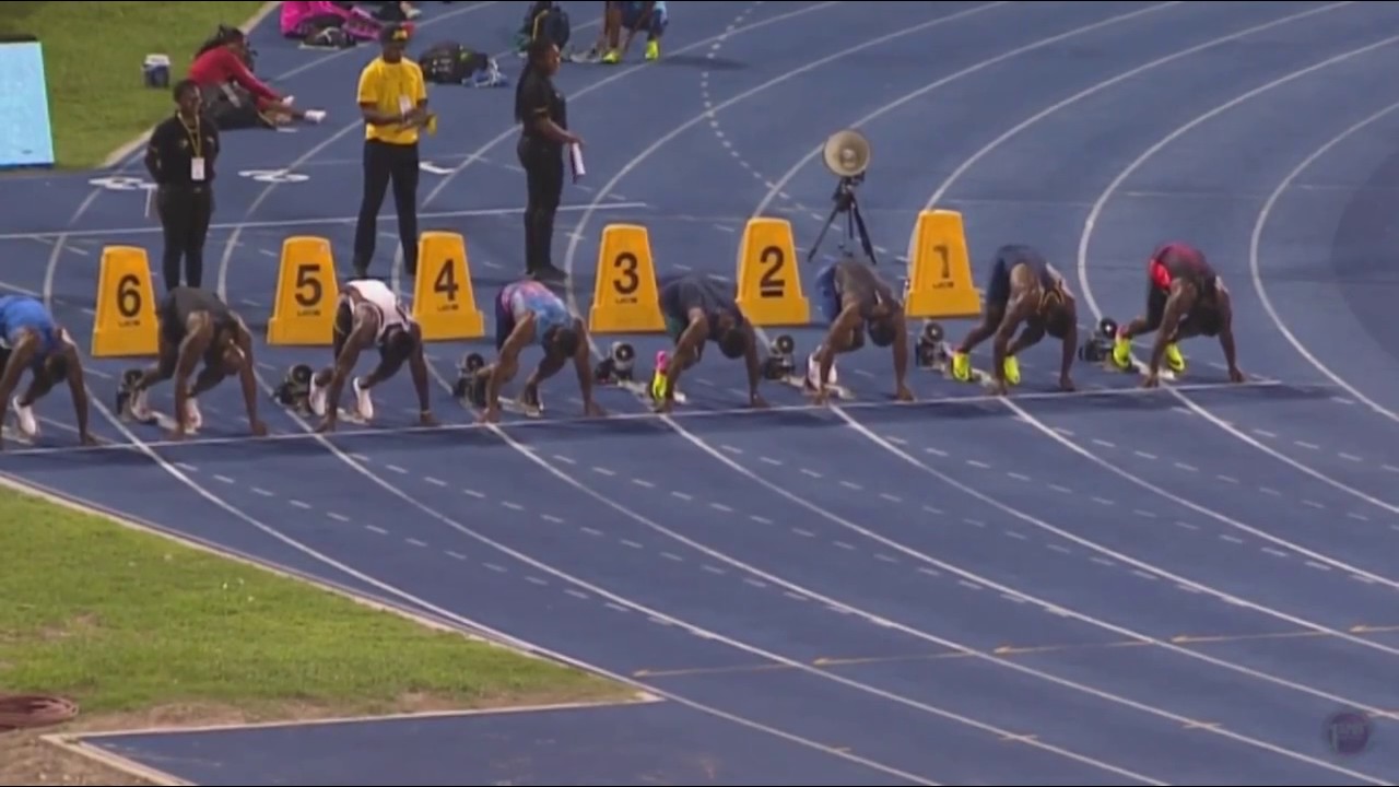 Yohan Blake runs a world leading 9.93sec men 100m