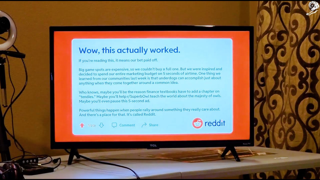 Reddit - Wow, this Actually Worked / Superb Owl (case study)
