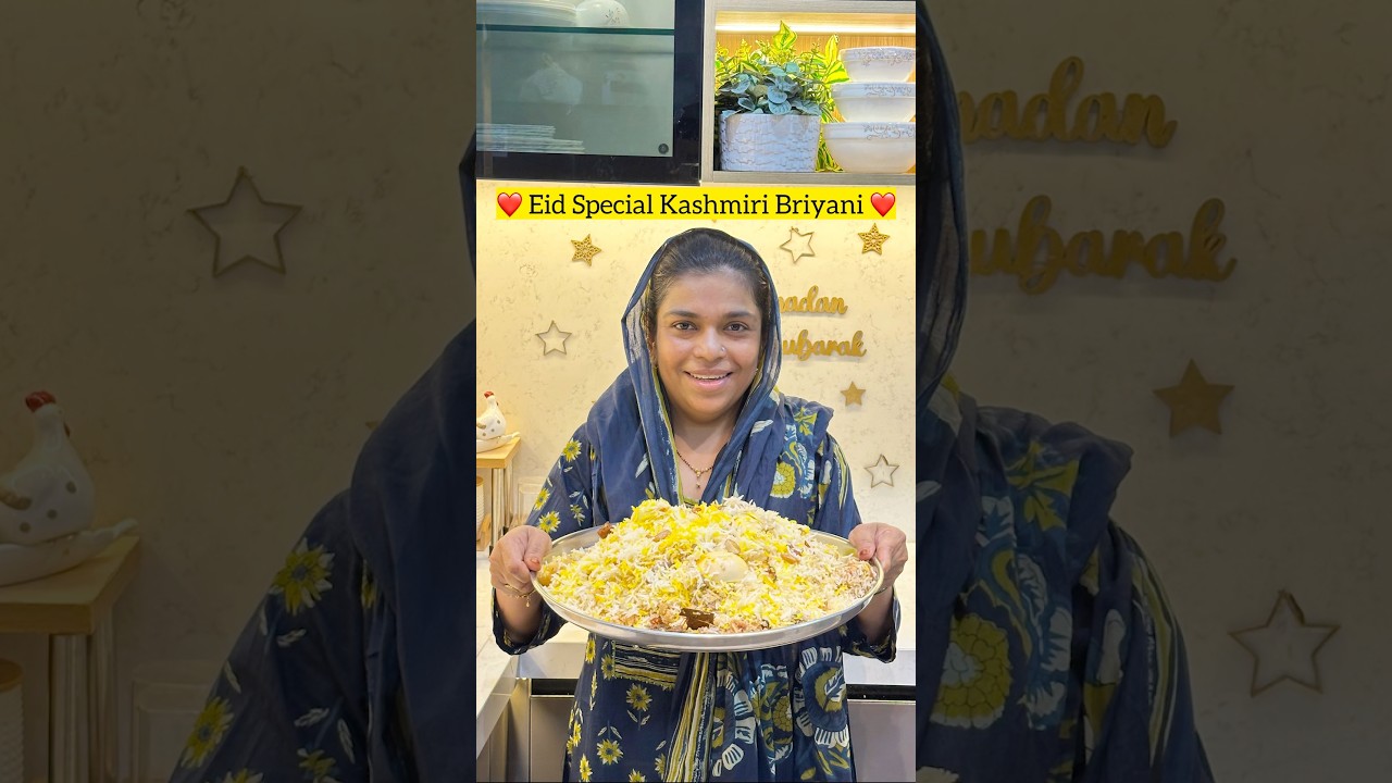 ❤️ Eid Special Kashmiri Briyani ❤️ #afrozkitchen #eidbriyani #chickenbriyani #ytshorts #cooking
