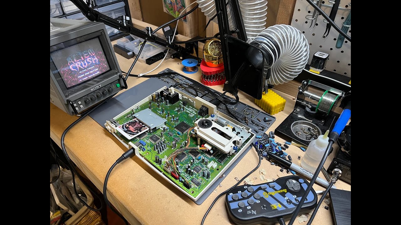 PC Engine DUO-R: Tear Down and Full Recap!