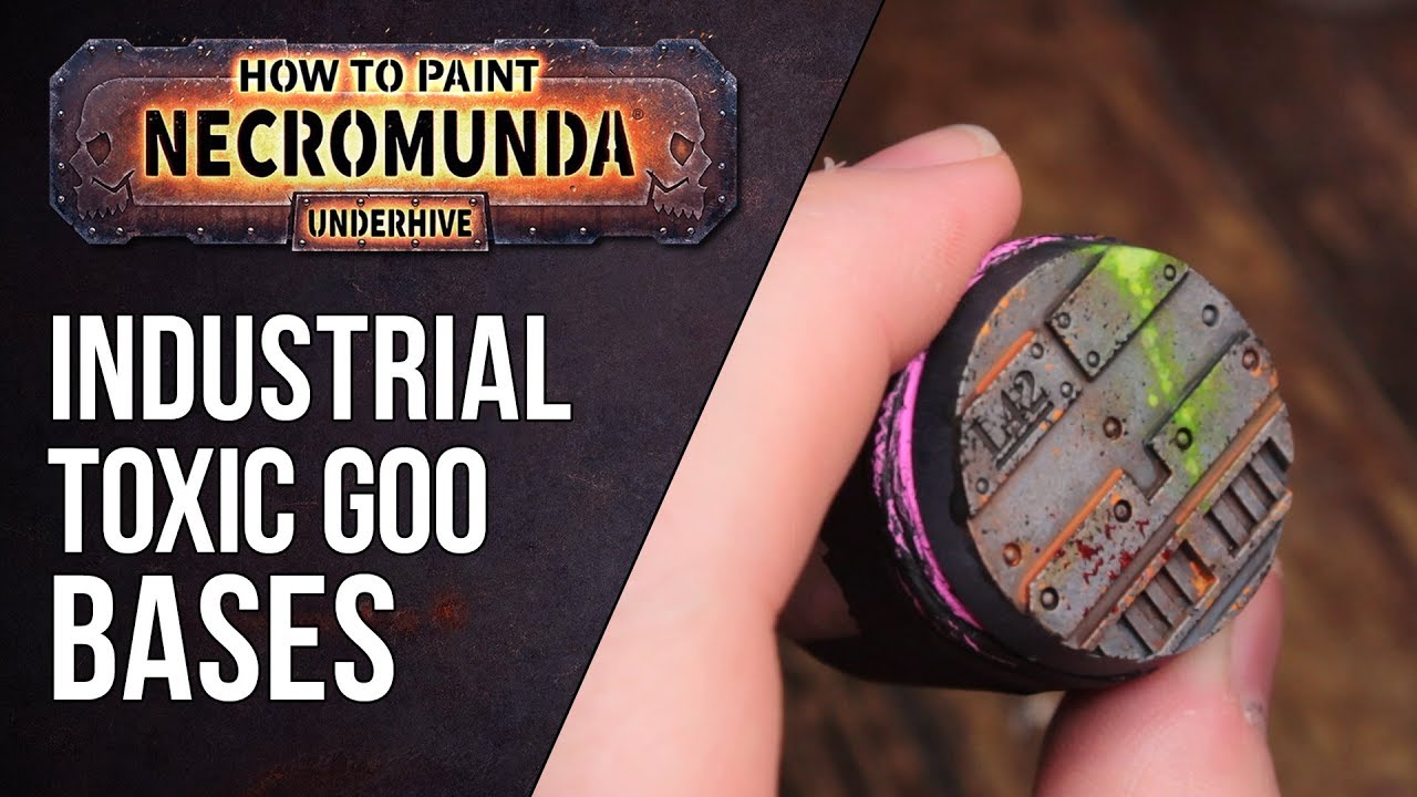 How to Paint Necromunda Bases (Part 1) - Toxic Goo Effect