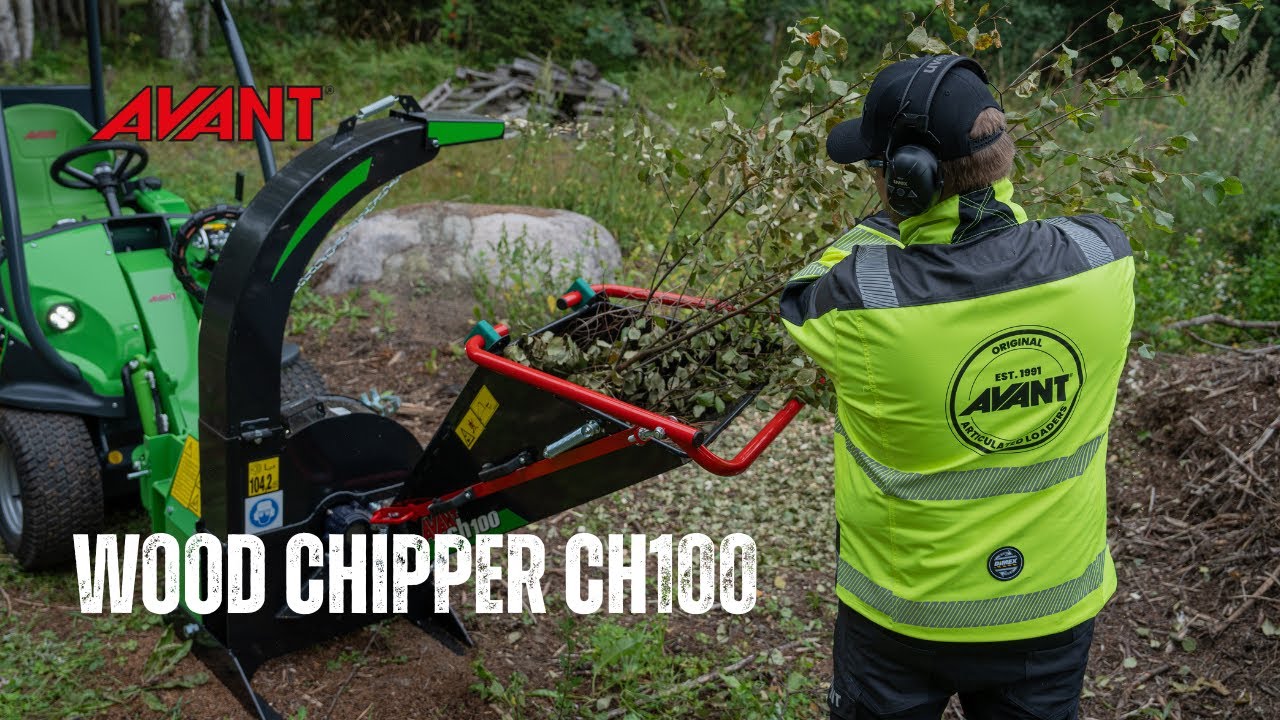 Avant attachments: Wood chipper CH100