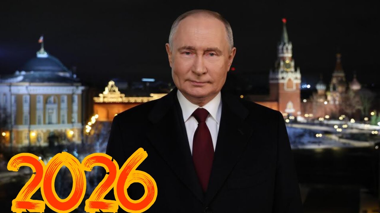 Путин выступает с ежегодным новогодним обращением. Прямой эфир