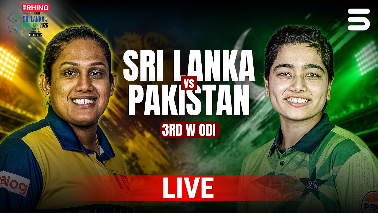 Live | Sri Lanka Women vs Pakistan Women | Match 03 | ODI Series 2026 | M9l1K