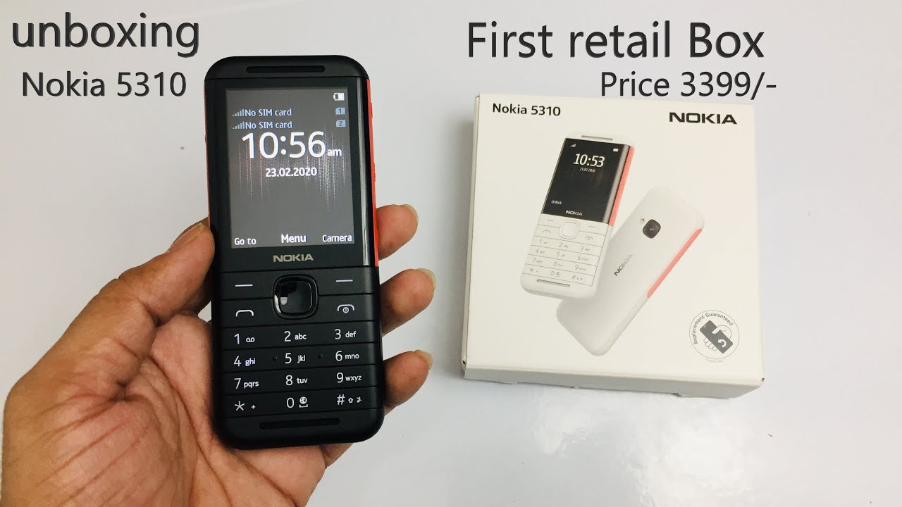 New Nokia 5310 Unboxing price and details Rs.3399/-