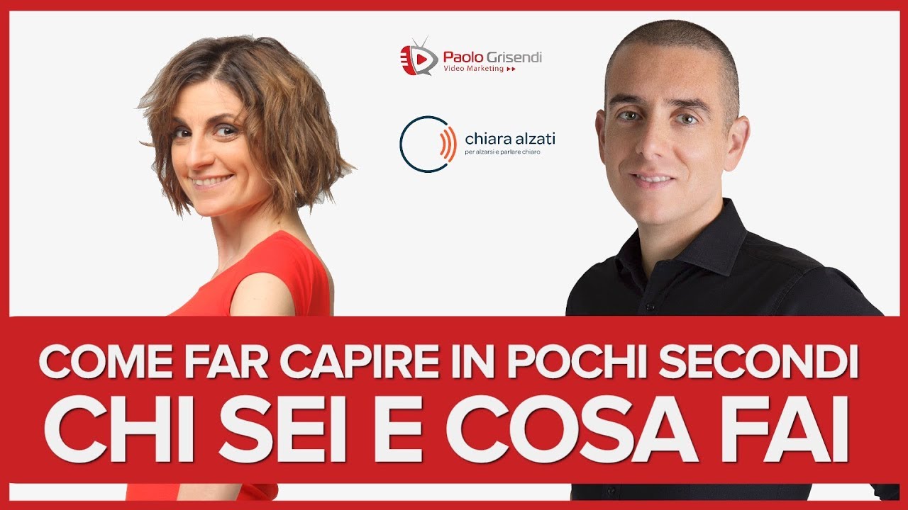 Elevator Pitch nei video: come far capire a chi non ci conosce in pochi secondi cosa facciamo