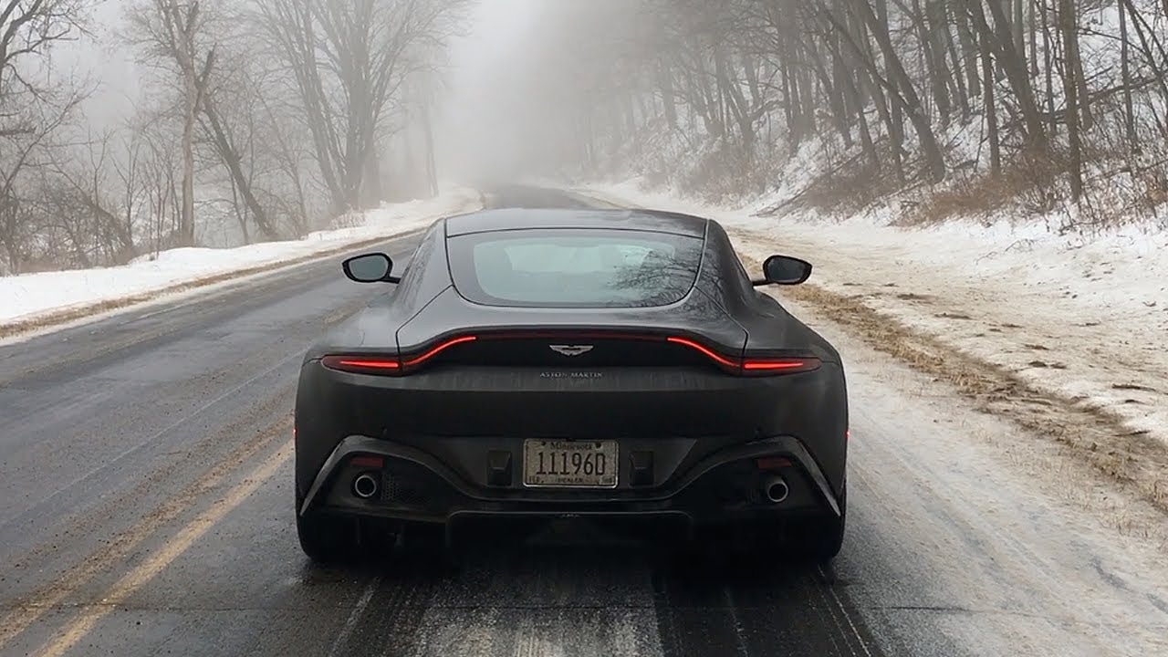 Foggy Winter Drive In The 2019 V8 Vantage!! *POV*