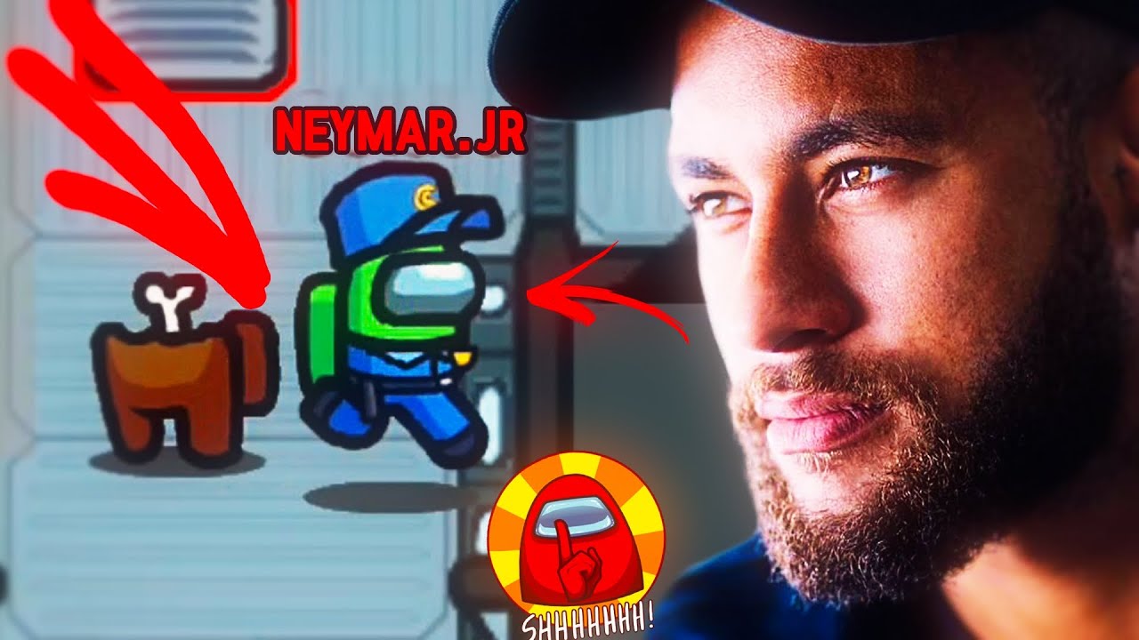 NEYMAR JOGANDO DE IMPOSTOR AMONG US - Melhores Momentos Among us
