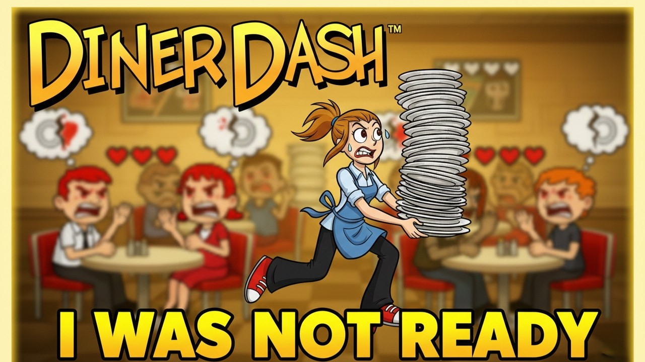 First Time Playing Diner Dash In 2026 and I Was NOT Ready