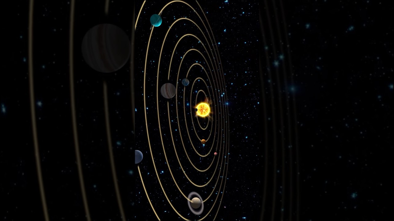 La vrai forme du syst&egrave;me solaire #univers #espace #science #galaxie #cosmos #astronomie #soleil