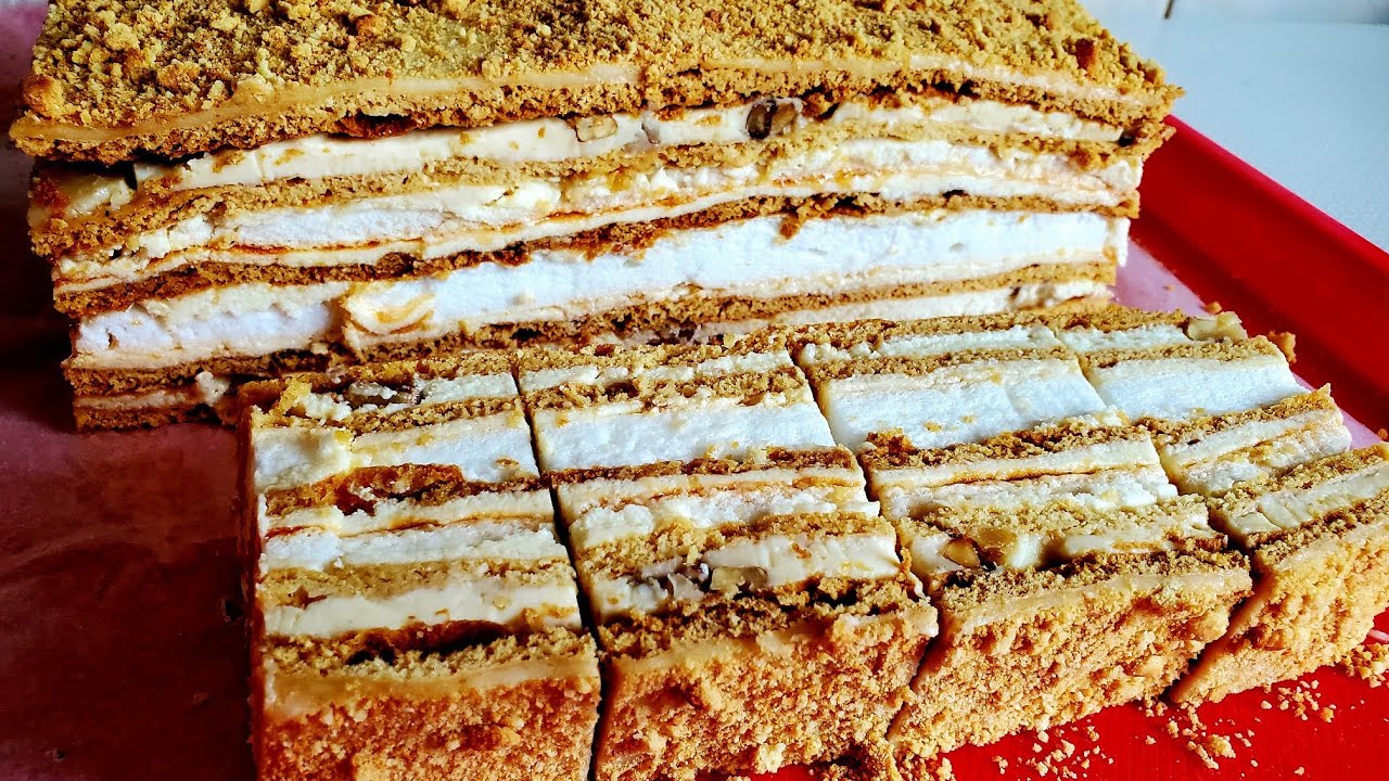🍯МЕДОВИЙ ПЛЯЦОК Медівник з горіхами, меренгою і карамеллю Медовый торт Honey Cake