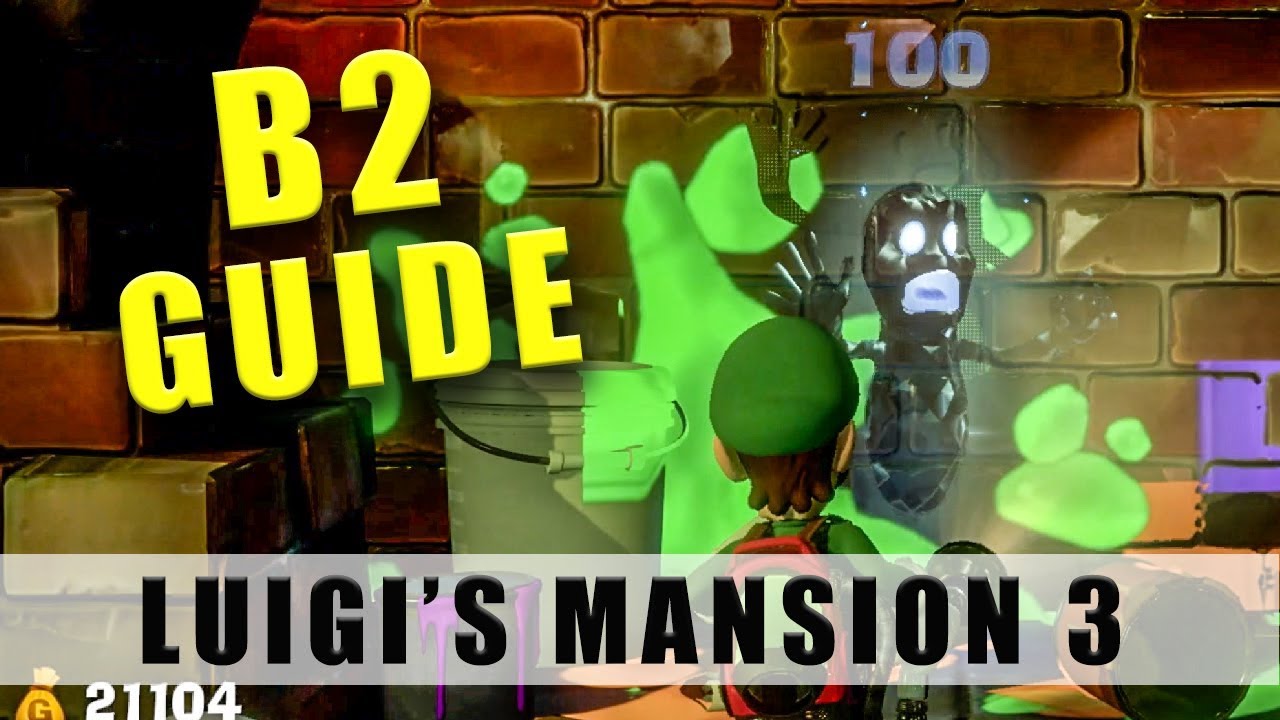 Luigi's Mansion 3 B2 walkthrough - 100% B2 Boilerworks guide, including how to smash the brick wall
