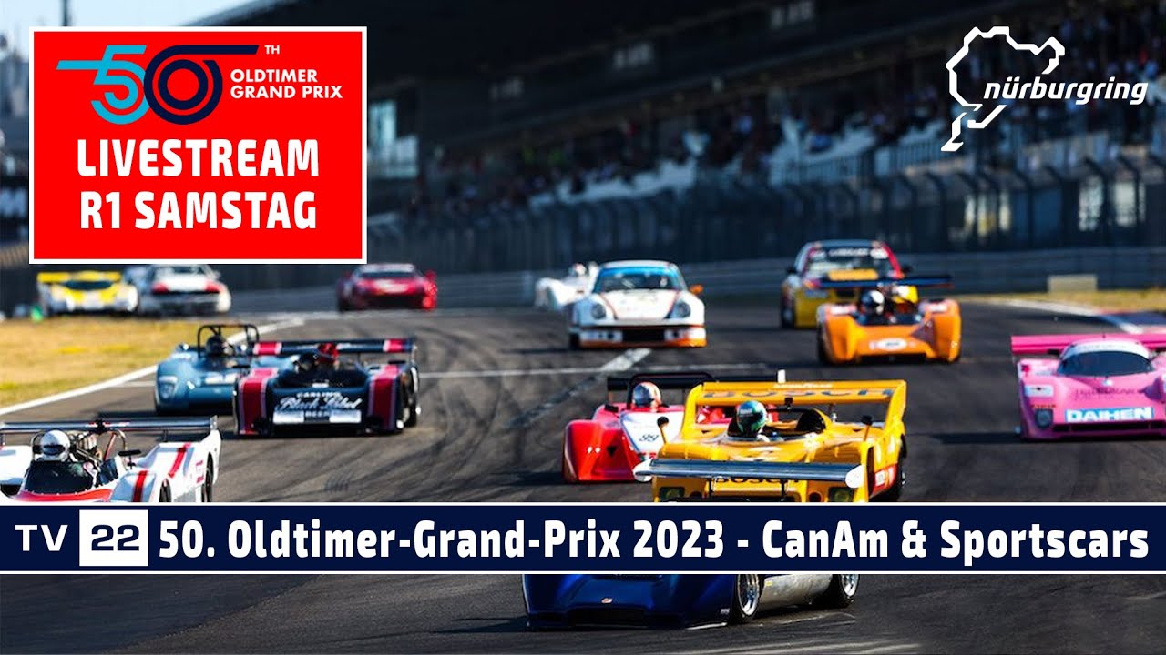 RE-LIVE CanAm & Sportscars | Group C Classics Rennen 1 beim 50. Oldtimer-Grand-Prix Nürburgring 2023