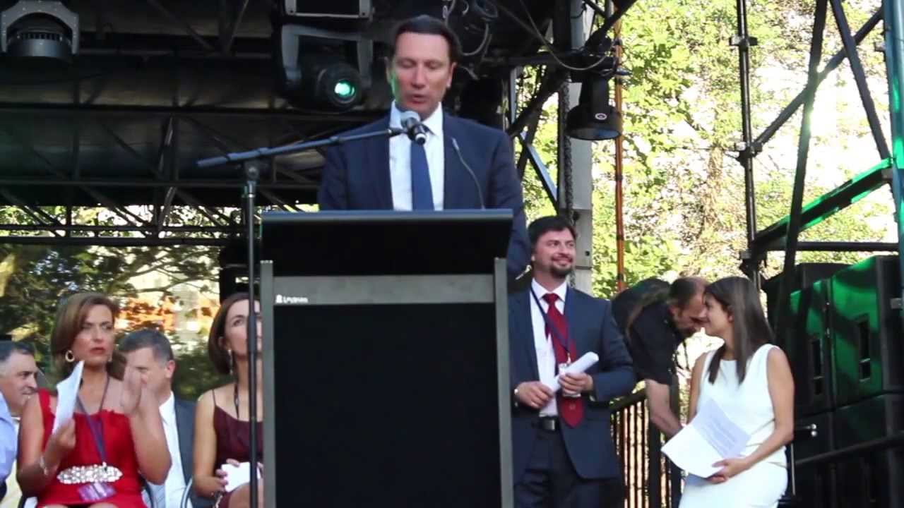 President of GOCMV Bill Papastergiadis speech at 