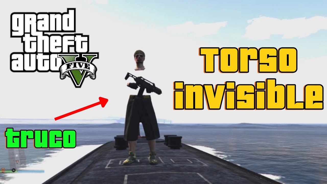 Como tener el torso invisible en GTA5