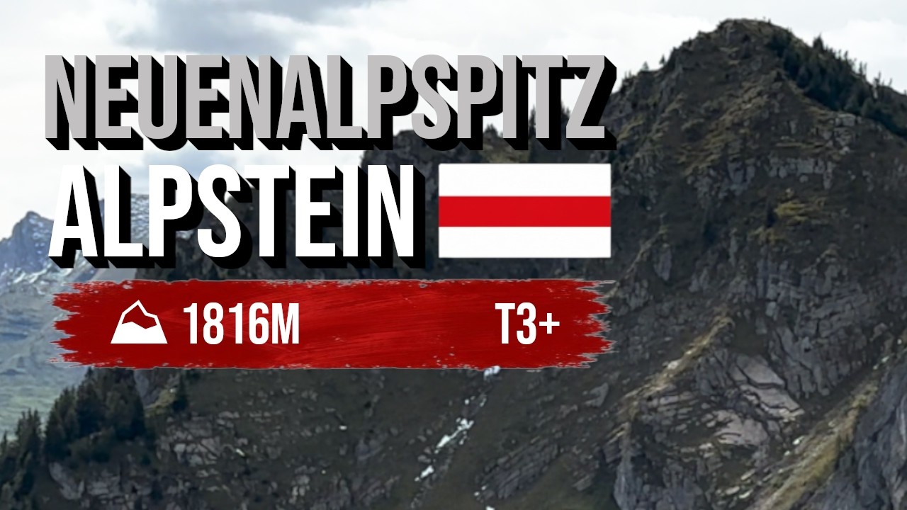Neuenalpspitz ⛰ 1816m | Alpstein | Bergsteigen Schweiz