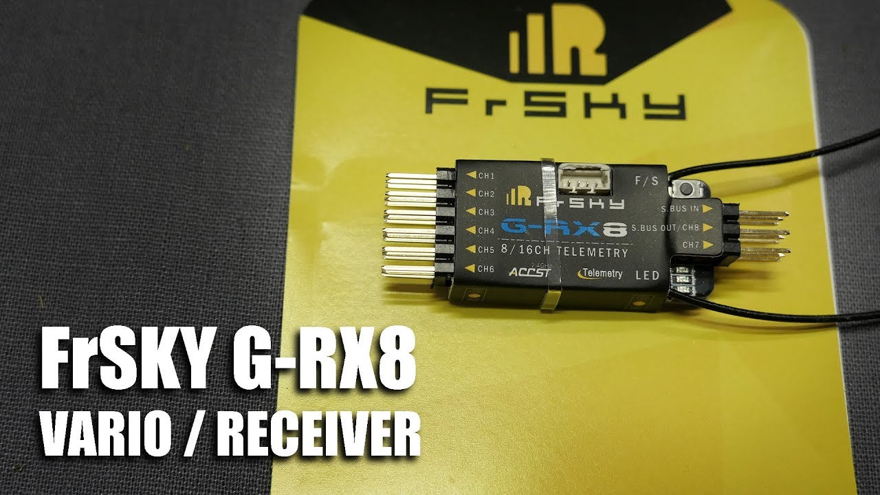 Frsky G-RX8 Vario Rx setup