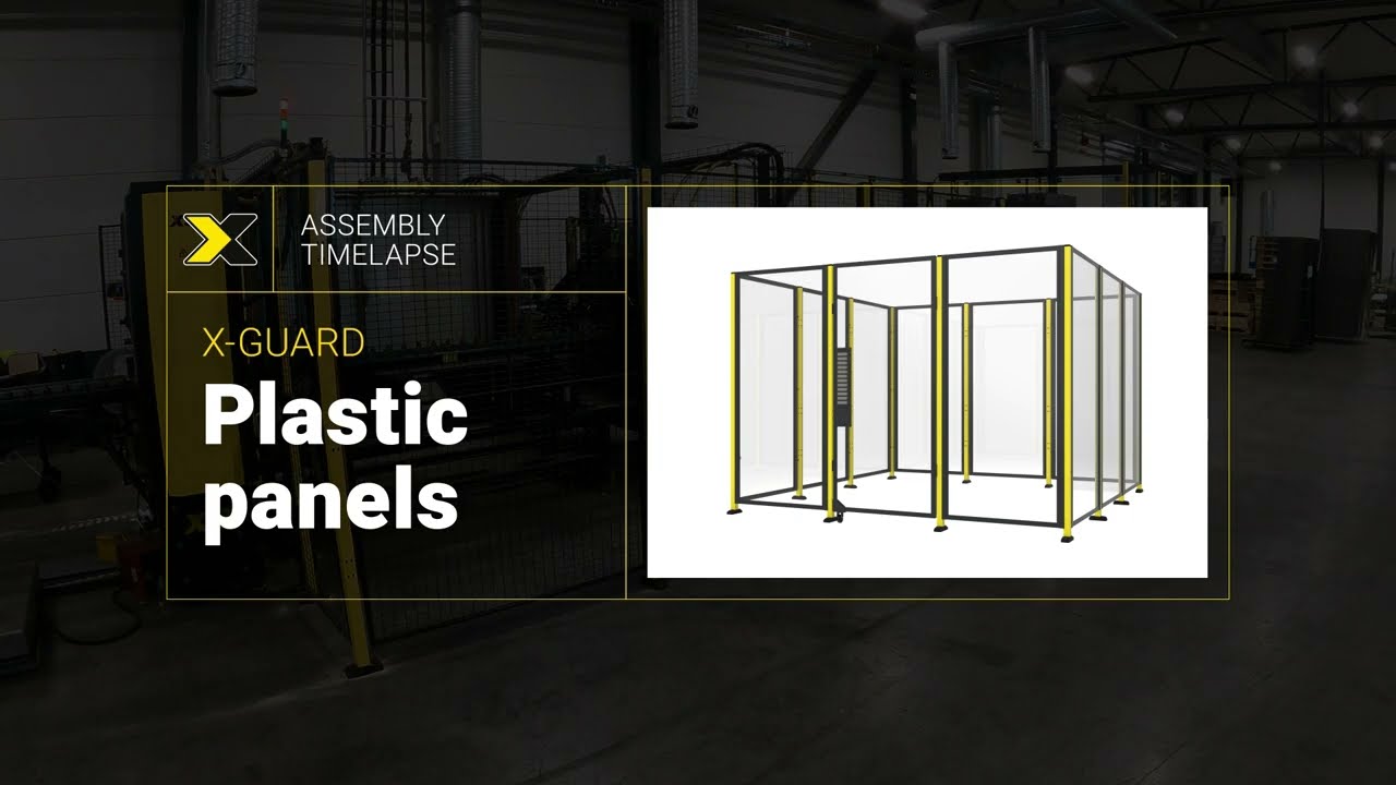 Timelapse of Plastic - Why use Axelent plastic machine guarding panels in an automation facility?