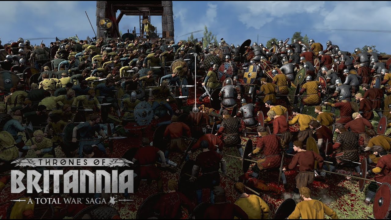 Total War : Britannia | Wesex VS East Anglia Cinematic Battle