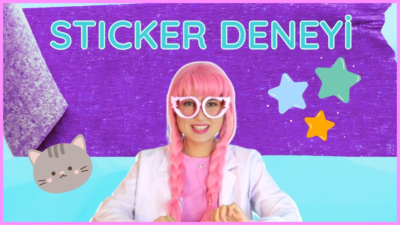 STICKER DENEYİ - Yapıştırma deneyi