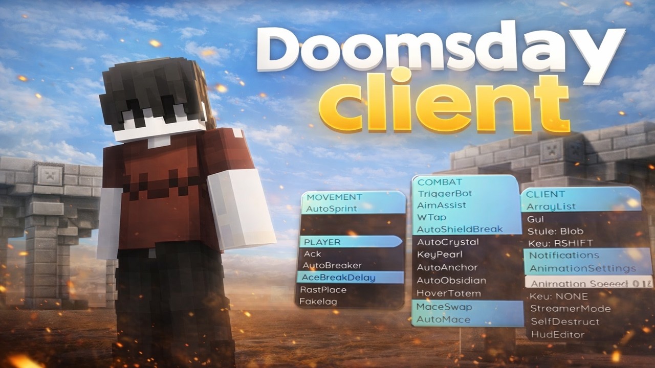 Free Hack Client: Doomsday Client for Minecraft 2026 - Best Injectable Client (1.7-1.21.11)