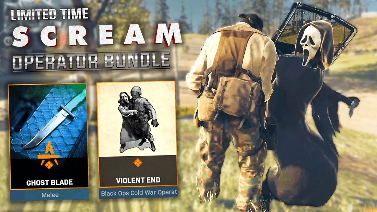 GHOSTFACE WAS ADDED TO WARZONE (SCREAM BUNDLE)