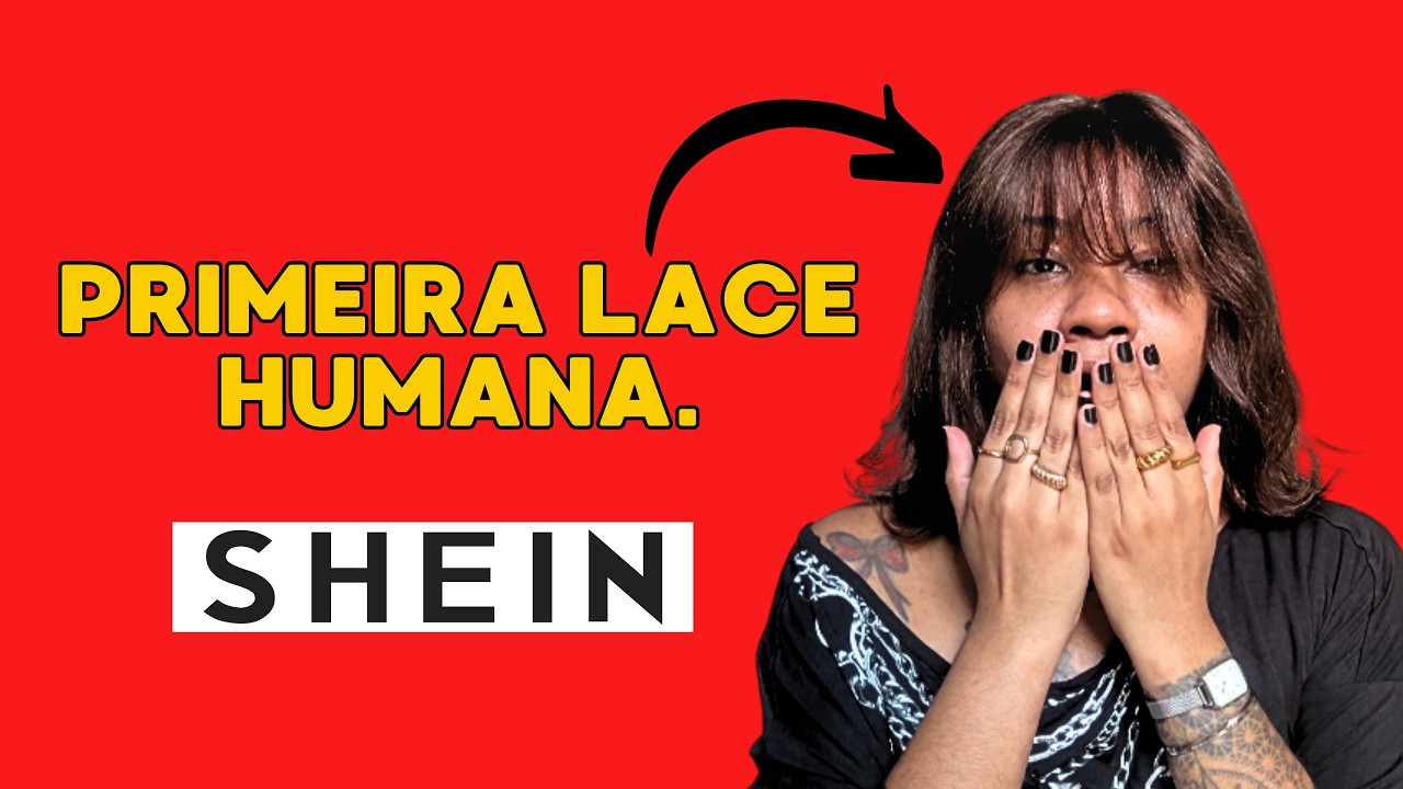 LACE DE CABELO HUMANO SHEIN, VALE A PENA O PREÇO? REVIEW