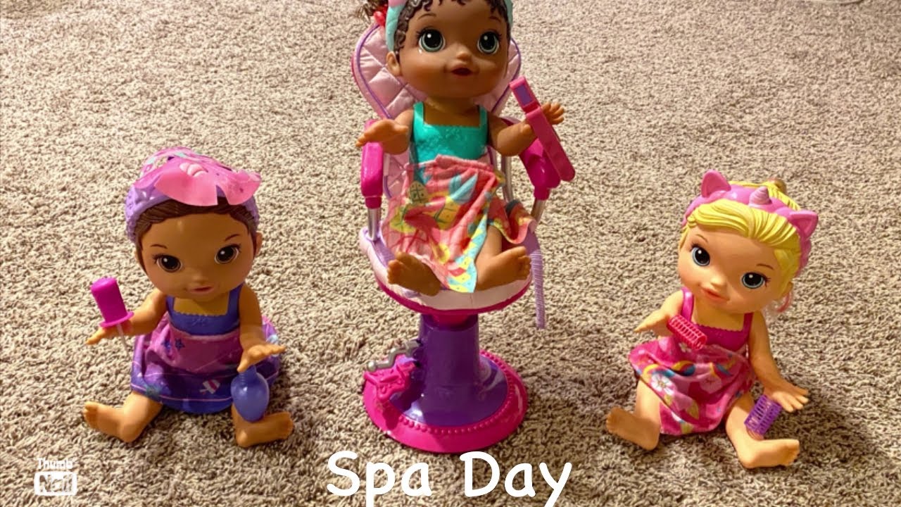 BABY ALIVE: Baby alive glam spa babies go to the baby alive salon #babyalive