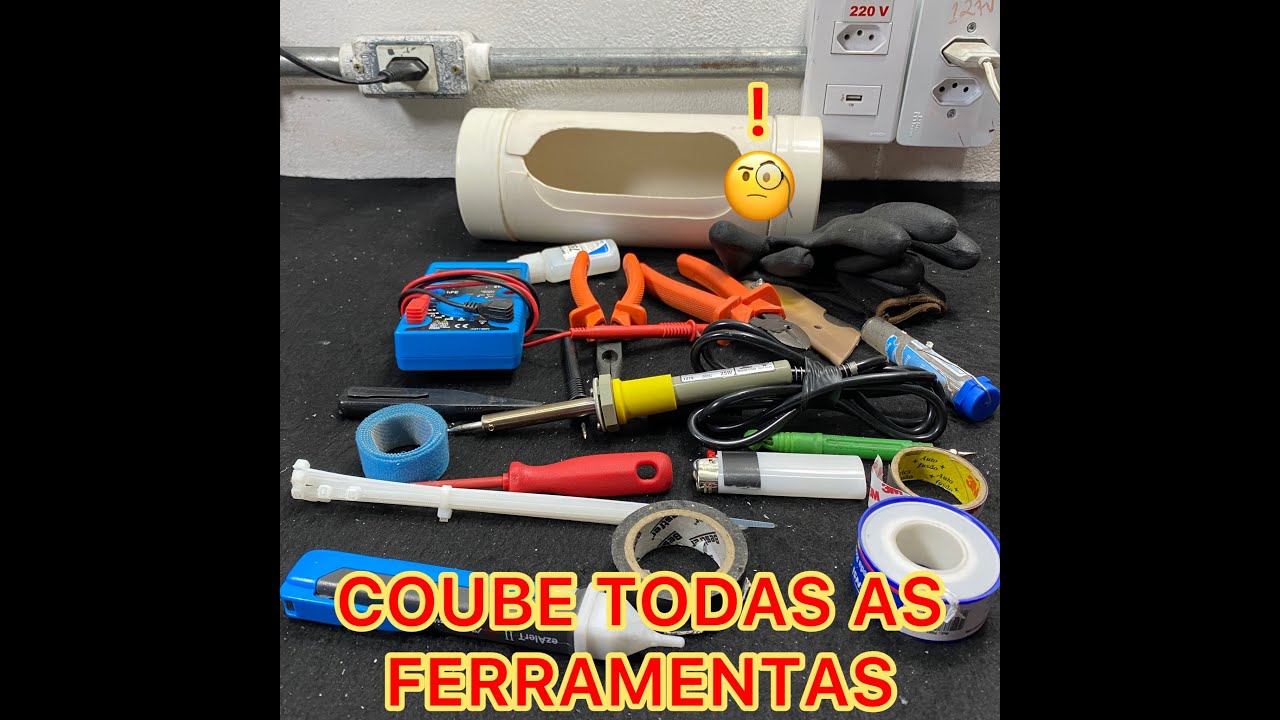 Como Fazer Caixa de Ferramentas de PVC passo a passo
