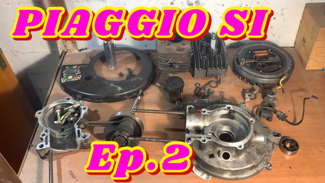 Smontaggio motore Piaggio SI (ep.2)