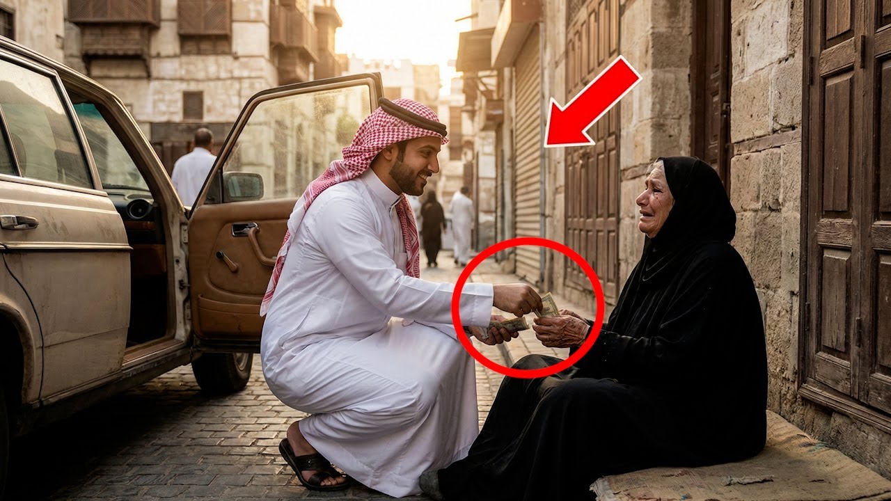 السيدة التي كان المليونير يتصدق عليها يوميًا… كانت والدته المفقودة حين انكشفت الحقيقة