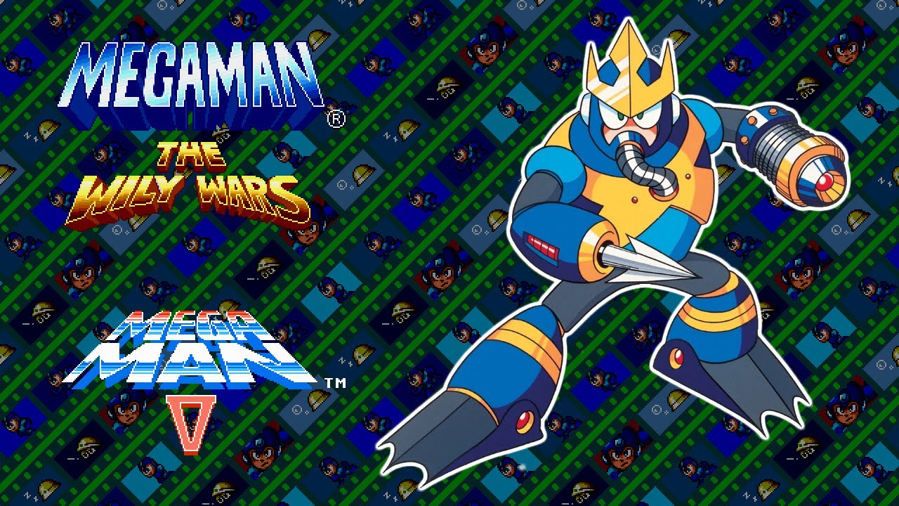 Wave Man's Stage - Mega Man 5 - Mega Man: The Wily Wars Style Cover