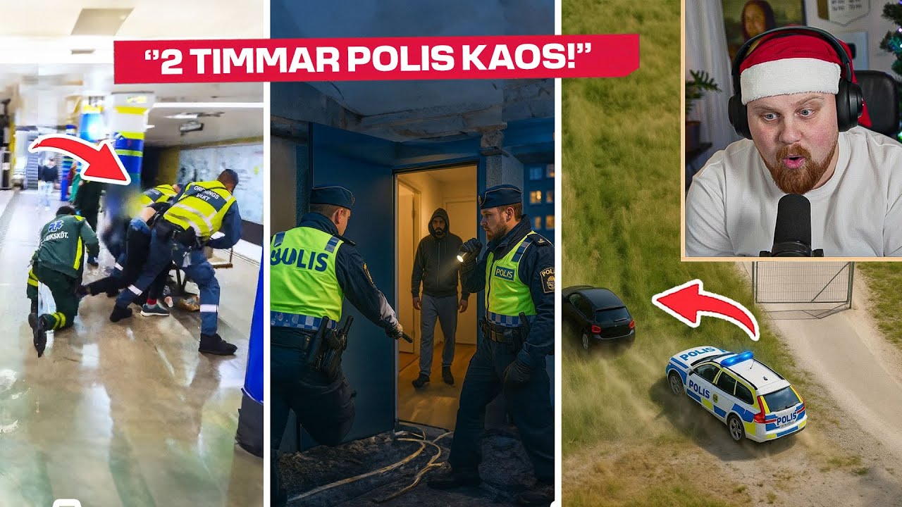 2 TIMMAR (typ) AV POLIS: BILJAKTER, OLAGLIGA VAPEN, FULLA MÄNNISKOR!