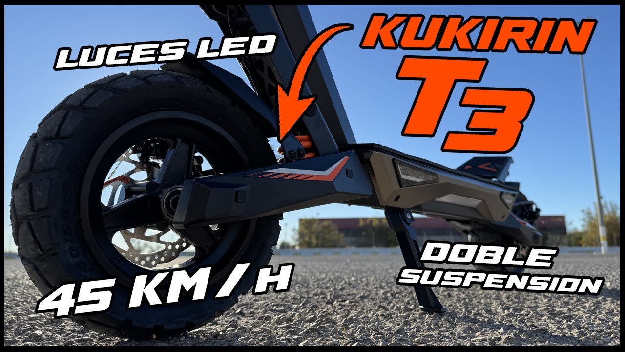 Kukirin T3 - El patinete MÁS POTENTE calidad/precio que he probado!🔥Análisis completo