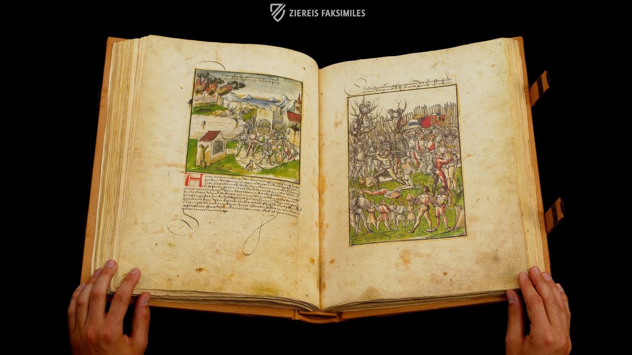 THE SWISS CHRONICLE OF WERNHER SCHODOLER - Browsing Facsimile Editions (4K / UHD)