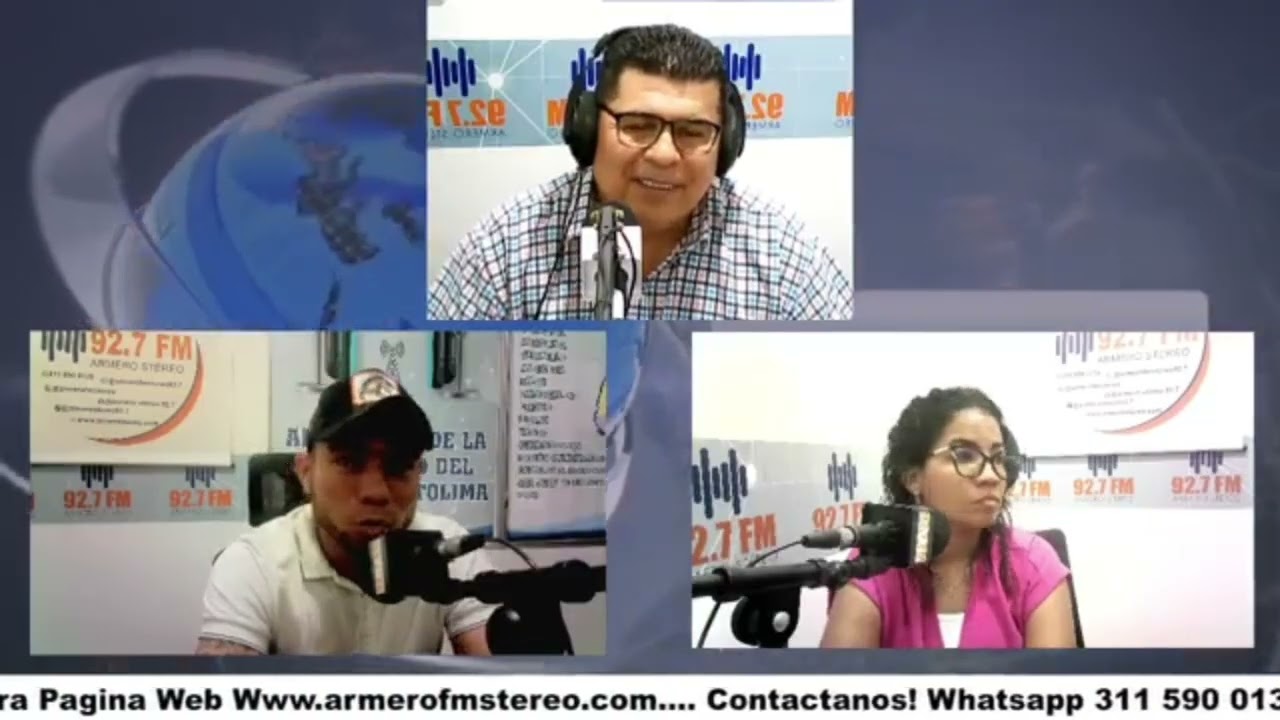  Invitados en el Informativo 92.7 FM | Leidy Jhoana Cortéz y Aldemar Ramírez Presidente del Concejo