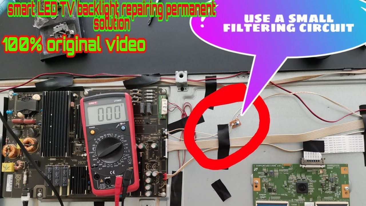 smart LED TV backlight repairing permanent solution. bike light repairing permanent solution