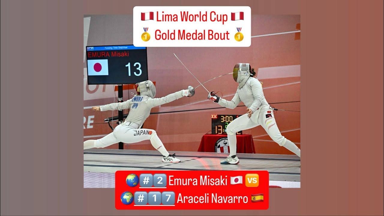 Lima World Cup 2025 SWS - GOLD - Emura Misaki JPN v Araceli Navarro ESP