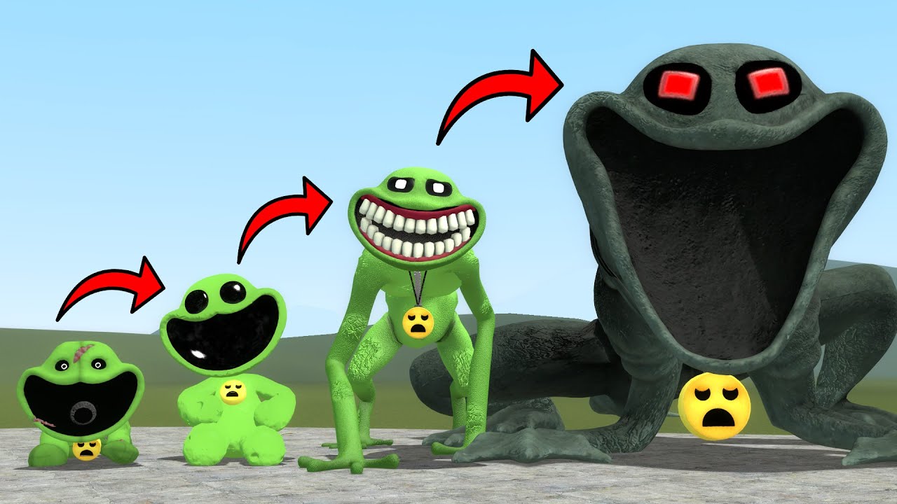 NEW PARASITE THE POPPY PLAYTIME 3 FORGOTTEN CRITTERS FEARFUL FROG INTO A NIGHTMARE In Garry's Mod