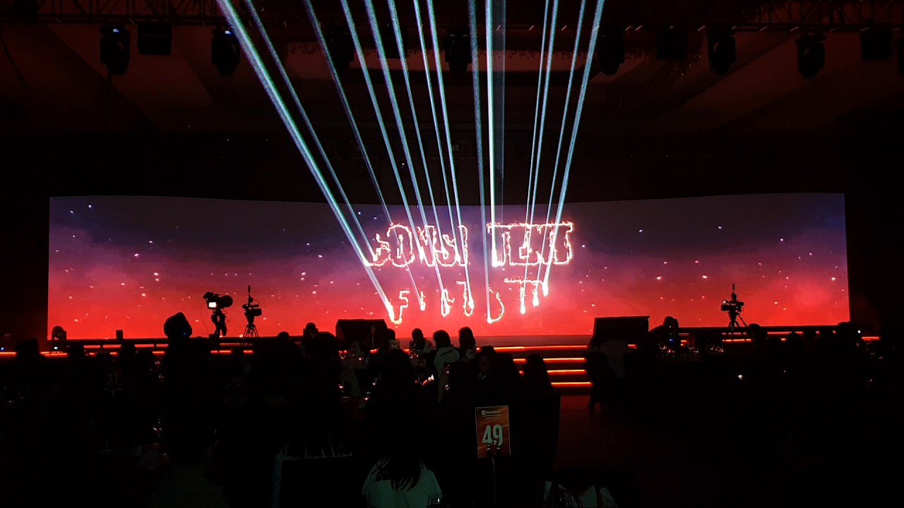 Laser and Video Mapping Philippines Sales Kick off Chinabank