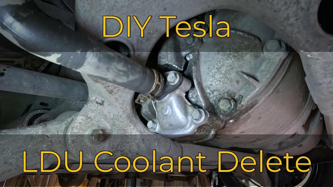 Tesla LDU Rotor Coolant Delete DIY | Teslan takamoottorin jäähdytysnesteen  tulppaus