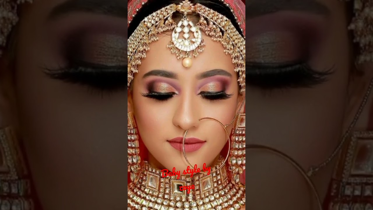 Indian Bride / India Bride Makeup #bridemakeup #indainbride #ytshorts #youtubeshorts #shorts