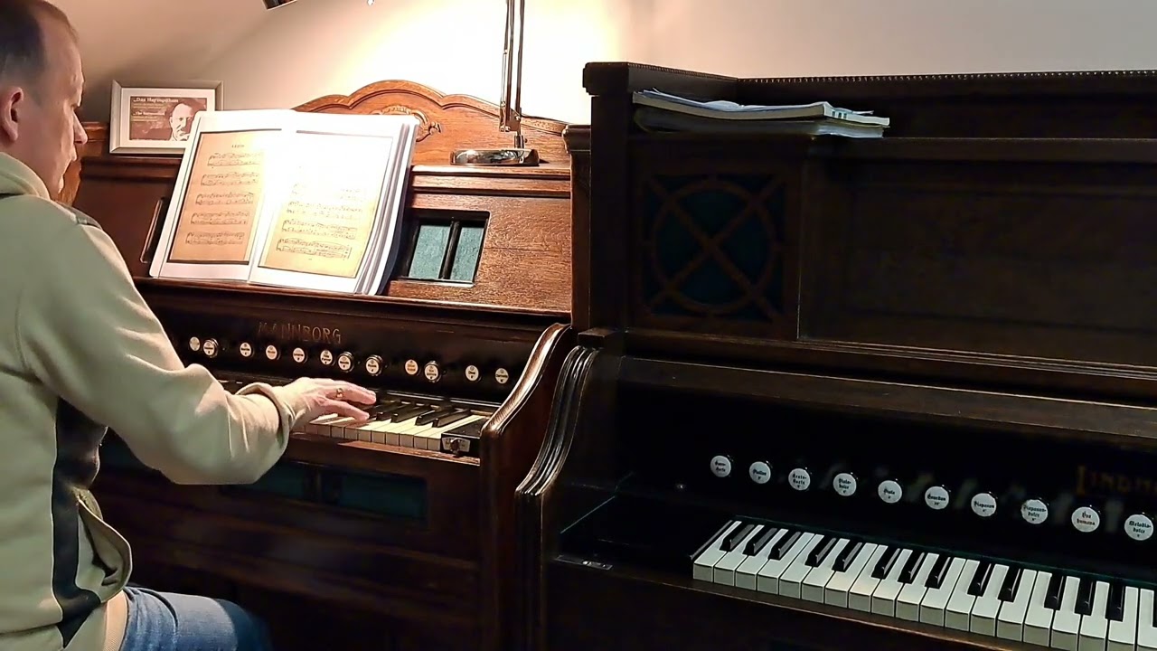 Stefan Surzyński (1855 - 1919) Angelus from "Utwory Charakterystyczne" played on Mannborg harmonium.