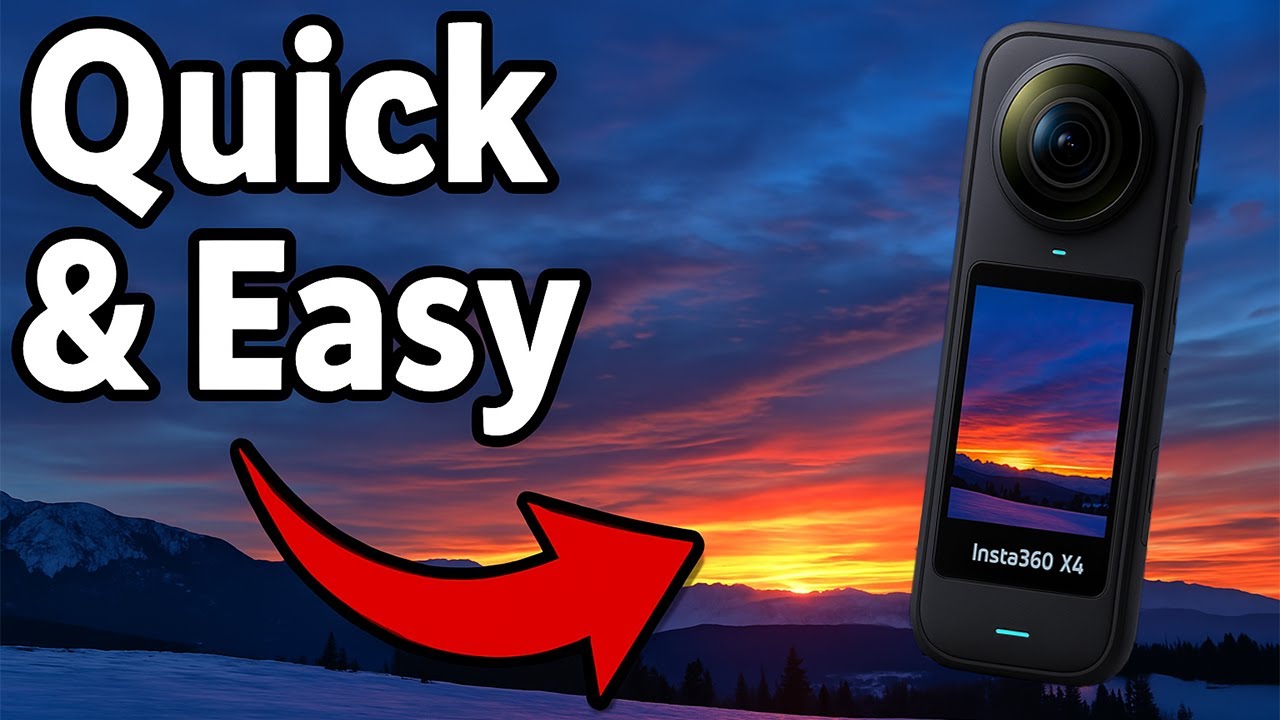 Insta360 X4 Sunset Time Lapse Made Easy