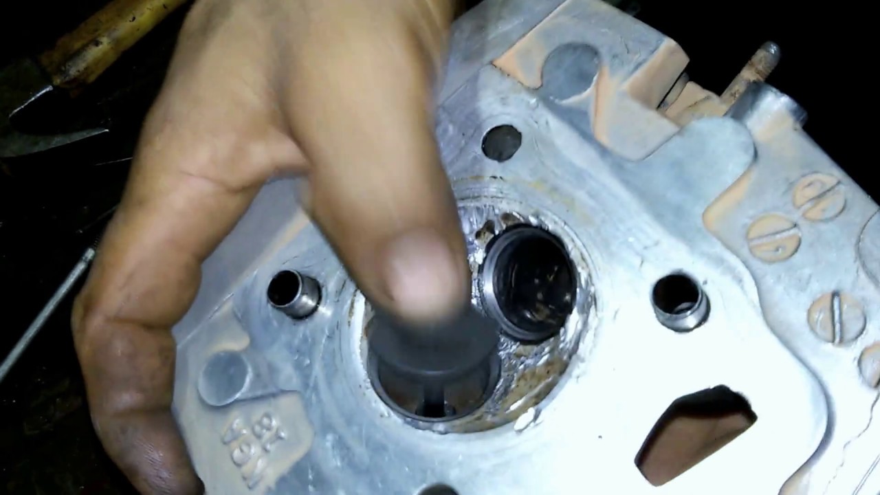Como trocar guia de válvulas de Moto sem quebrar.